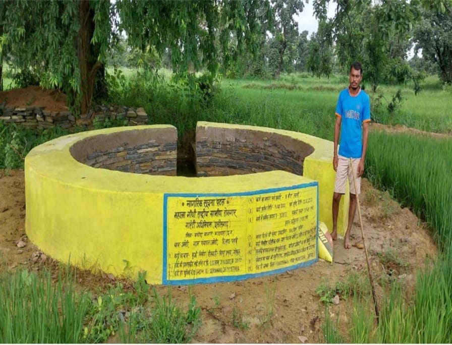 मनरेगा से निर्मित कुंआ बना आजीविका का साधन,सिंचाई व मछली पालन से किसान क़ो मिला दोहरा लाभ…