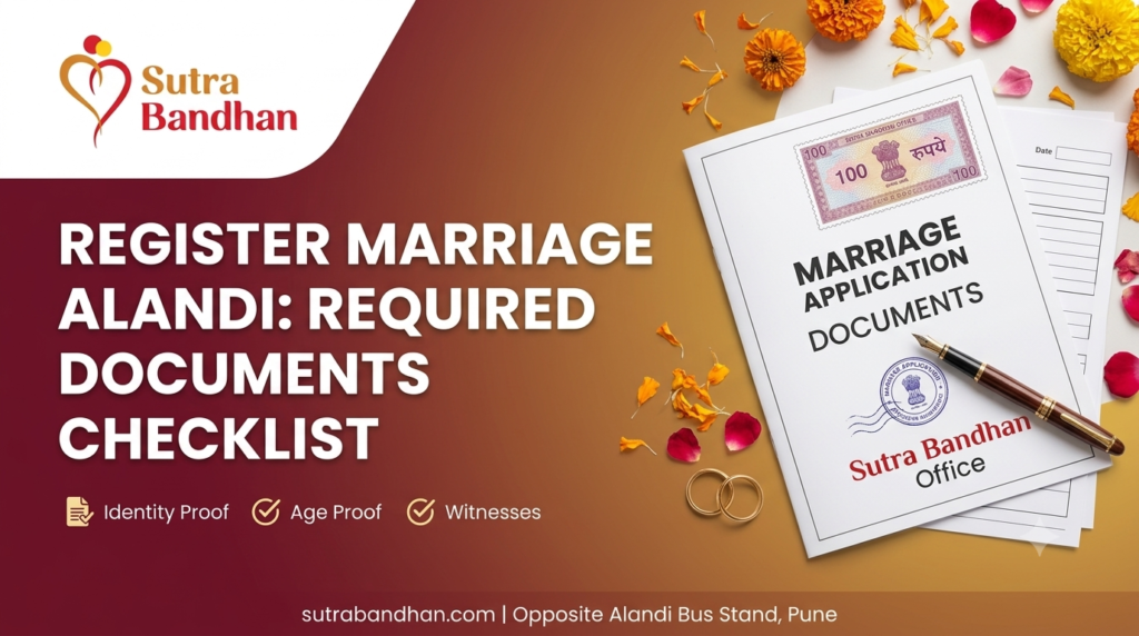 Complete List of Documents Needed for Register Marriage in Alandi